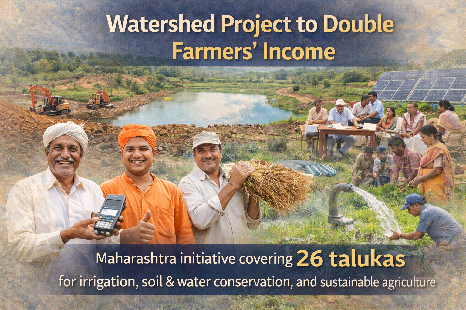 Watershed project to double farmers’ income